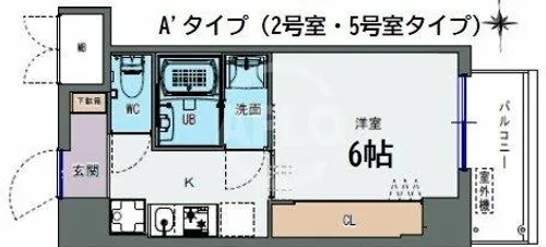 グリュックメゾン S-SHINFUKAE XⅢ【4階】の間取り