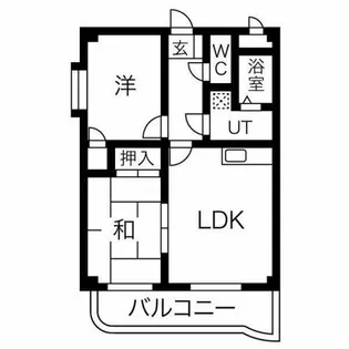 グランド・カーサ【201号室】の間取り