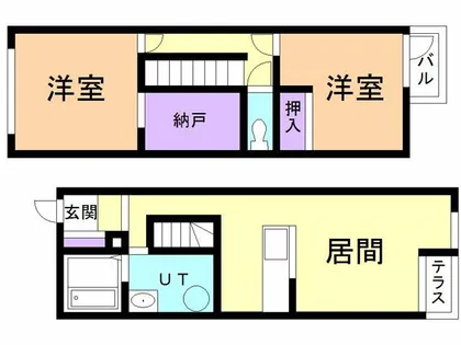 GRACE FULHOUSE【4号室】の間取り