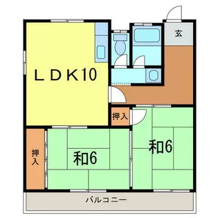 メゾン金子【2階】の間取り