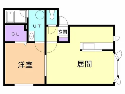 ディアコートⅢ【201号室】の間取り