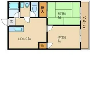 べリオ武庫【3階】の間取り