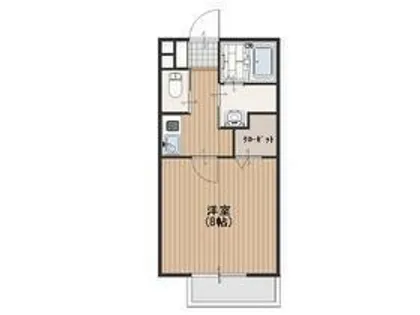 クオリア東茱萸木【103号室】の間取り