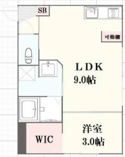 Leggero武庫川【1階】の間取り