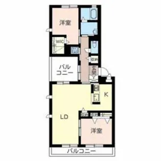 ルーチェA【3階】の間取り