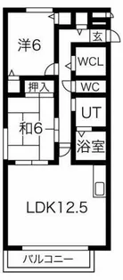 グリーンパーク明円【2階】の間取り