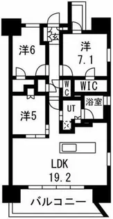 レーベン南大高 THE ONE【15階】の間取り