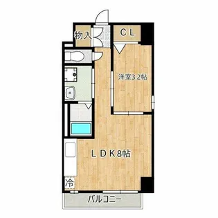 大阪府堺市西区浜寺石津町中1丁【アパート】の間取り