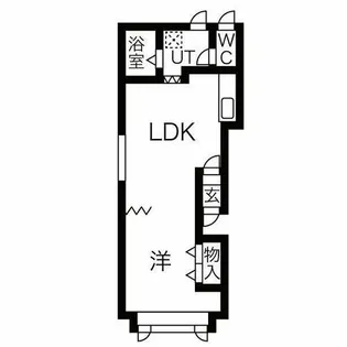 ドリームラッシュⅠ【101号室】の間取り