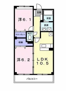 大阪府和泉市箕形町4丁目【マンション】の間取り