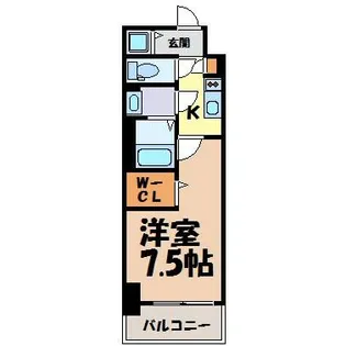 エスリード新栄プライム【6階】の間取り