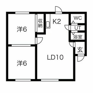 ハイツフェリス【201号室】の間取り