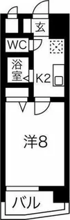 ヒルズ新栄【7階】の間取り