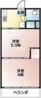 花ノ木アパート【2階】の間取り