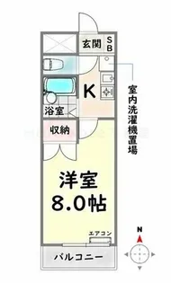クレセントM浮島【1階】の間取り