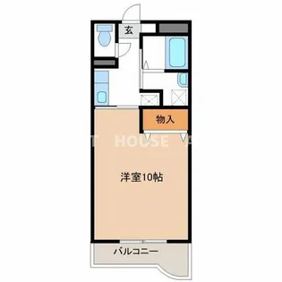 ステュディオ石ノ戸【1階】の間取り