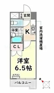 カーサ川並【4階】の間取り