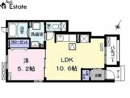 アルモニー【1階】の間取り