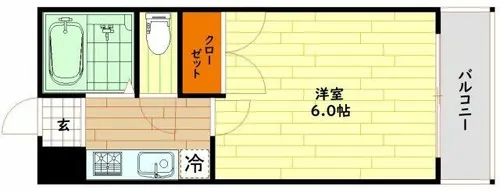 大阪府大阪市城東区今福東2丁目【マンション】の間取り