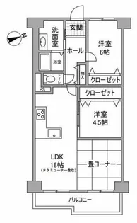 泉北星和台コーポラス【10階】の間取り