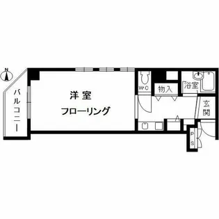 アンシャンテ御影【2階】の間取り