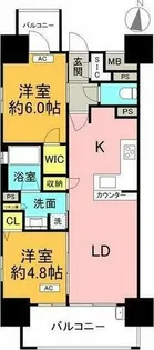 プレサンスロジェ栄ザ・レジデンス【15階】の間取り