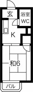 桜山朝日マンション【2階】の間取り