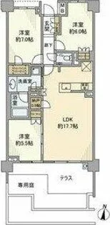 プラウド瑞穂岳見町【2階】の間取り