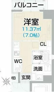 NNS121【4階】の間取り