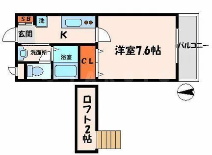 NOVANTA大和田【4階】の間取り