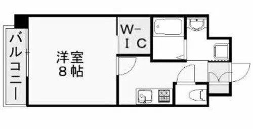 ハーヌルNakai【203号室】の間取り