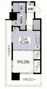 ミーナ原町【5階】の間取り