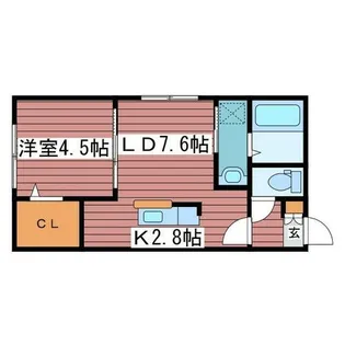 ムーンテラス【1階】の間取り