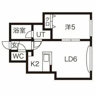 クレインコートⅠ【103号室】の間取り