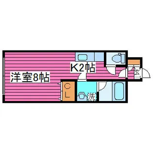 第6松屋ビル【602号室】の間取り