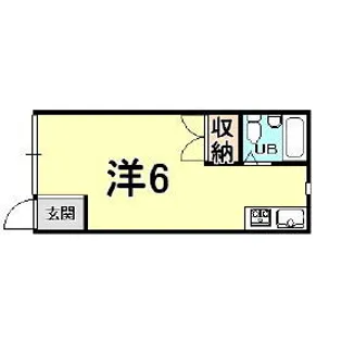 ホメット夙川【1階】の間取り