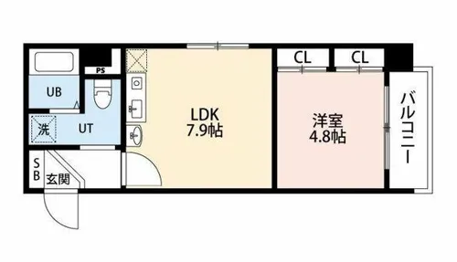 かおるビル【6階】の間取り