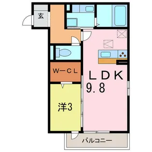 ロイヤルストーン【103号室】の間取り