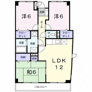 ジャン・ピュールI番館【4階】の間取り