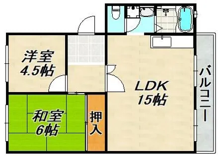すずらん台コート【3階】の間取り