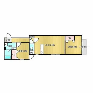 MOCXION MANOIR(マノワール)【3階】の間取り