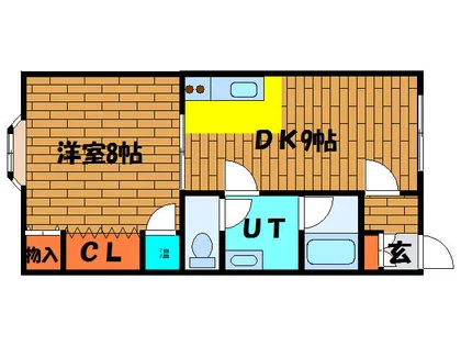 ロイヤルガーデンA【302号室】の間取り