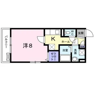 フィディル氷室【1階】の間取り