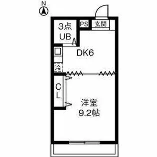エグゼクティブ33【4E号室】の間取り