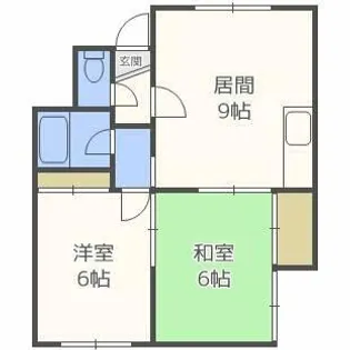 光栄荘【2階】の間取り