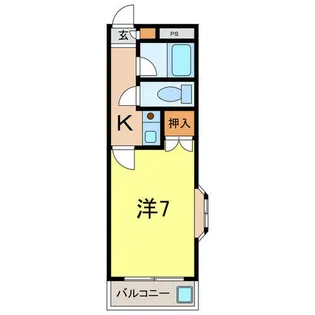 テルミーヌ・シャンブル【1階】の間取り