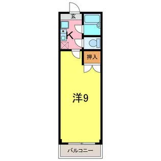 パレス三宝【2階】の間取り