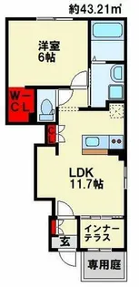 メゾンMB【101号室】の間取り