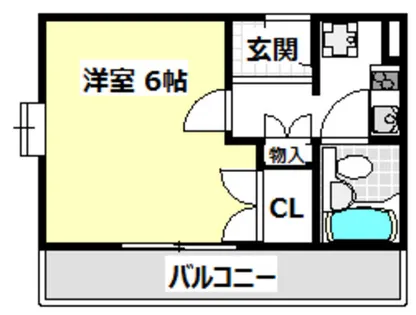 第2山本ビル【3階】の間取り