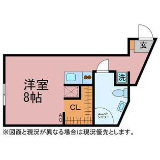 My Life大橋通【4A号室】の間取り